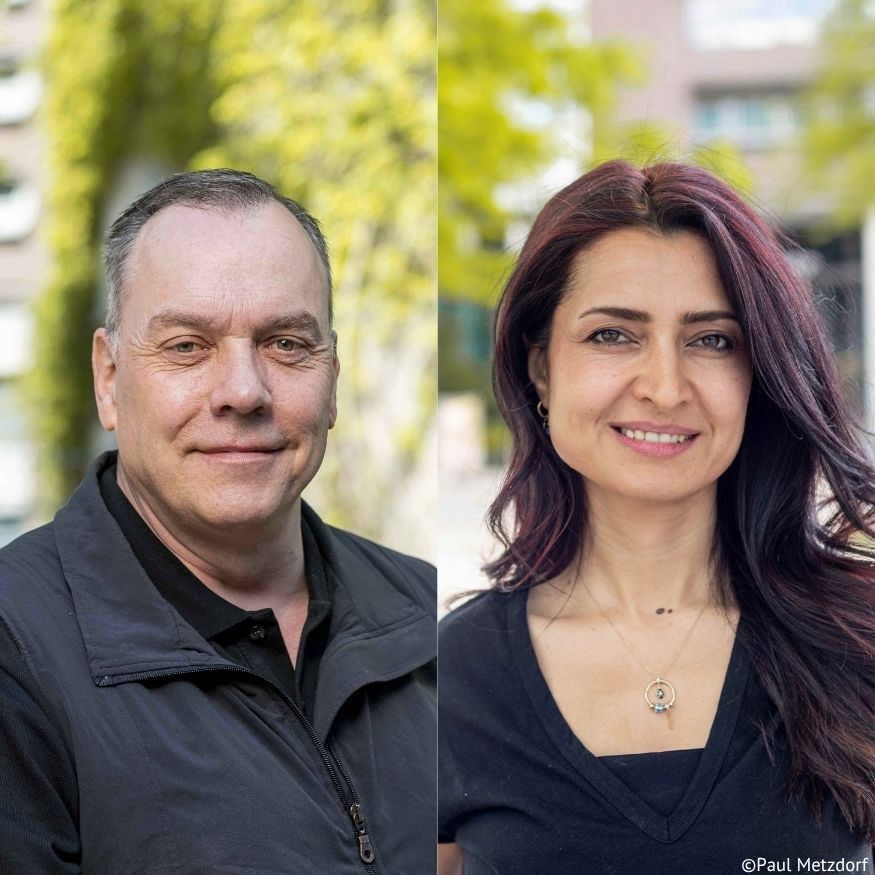 Stefan Burkötter und Medya Mustafa